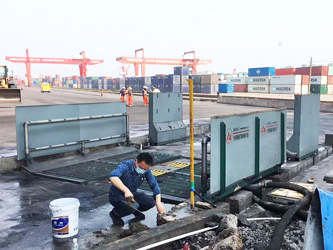 重型洗轮机合作中国自由贸易试验区-泸州港电厂项目